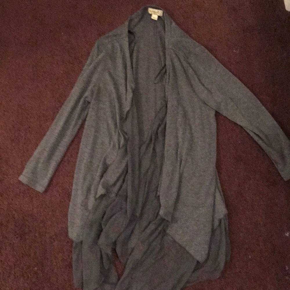 Gray pull over